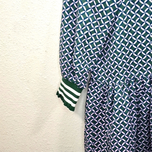 Addison Bay Womens Crew Neck Long Sleeve Back Zipper Closure Mini Dress Size XL. - Picture 5 of 14